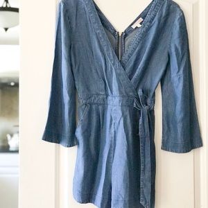 Denim Romper